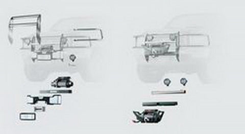 BRUSH GUARD KIT, 95-97TACOMA,4